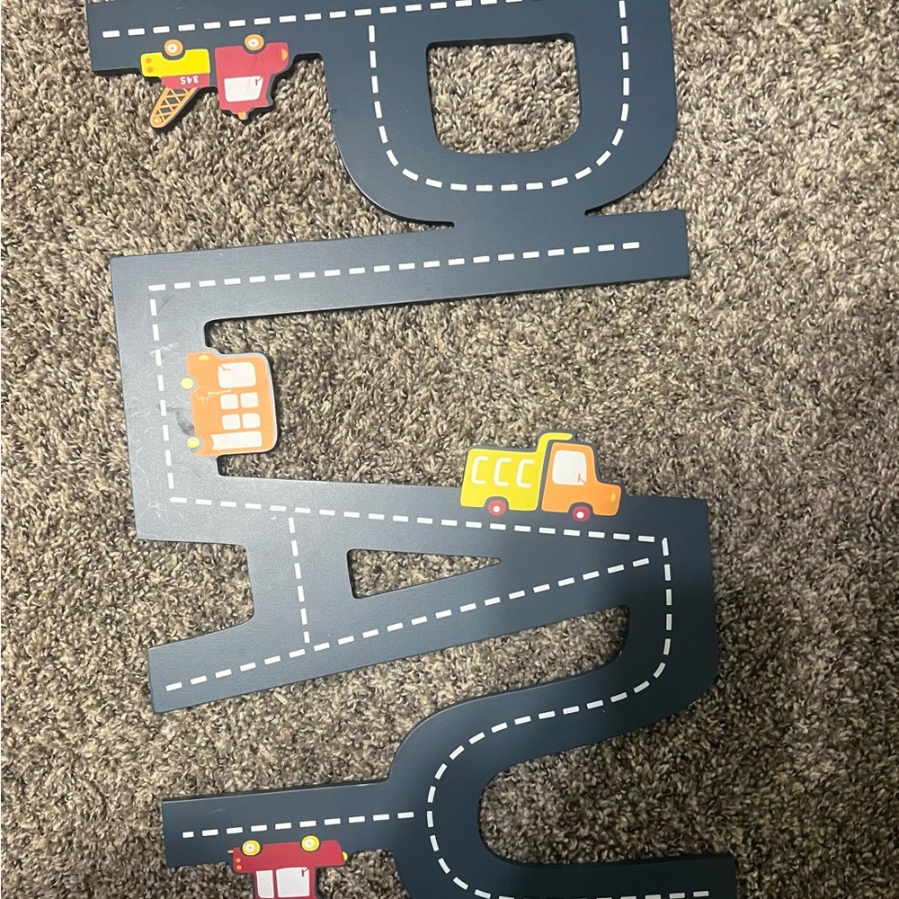 Boys bedroom wall decor